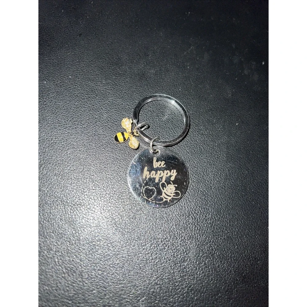 Bee Happy- Keychain‎ Pendant Bag Car Keychain Pendant For Women Mem Gift